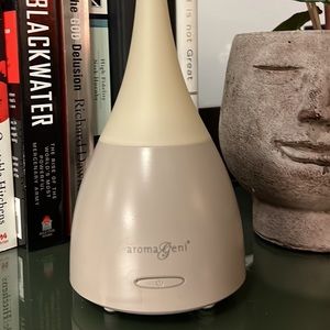 BUNDLE TWO SAJE DIFFUSERS! Petit Om (white) and Aroma Genie (cream)